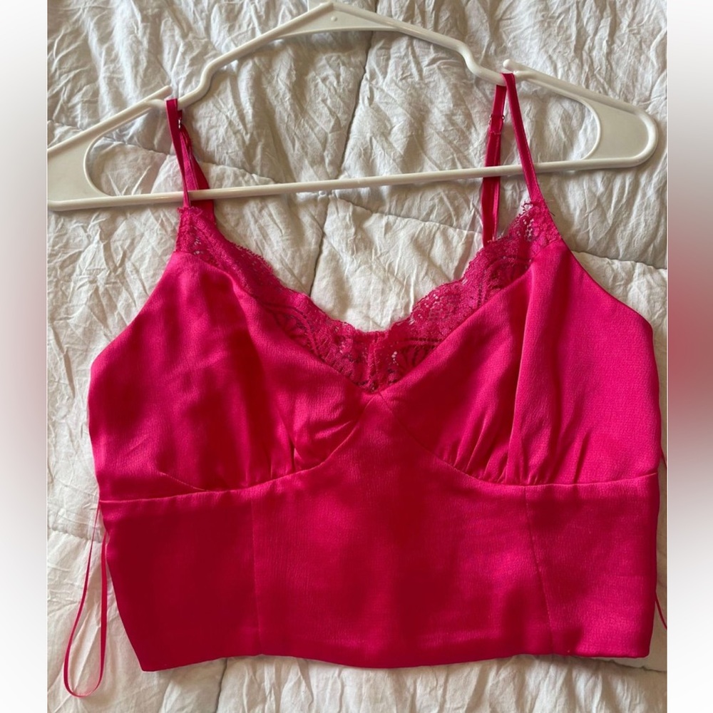 Princess Polly pink crop top